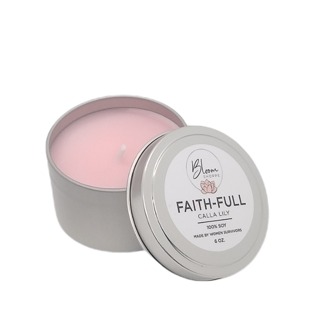 Faith-Full 6 oz Candle Tin
